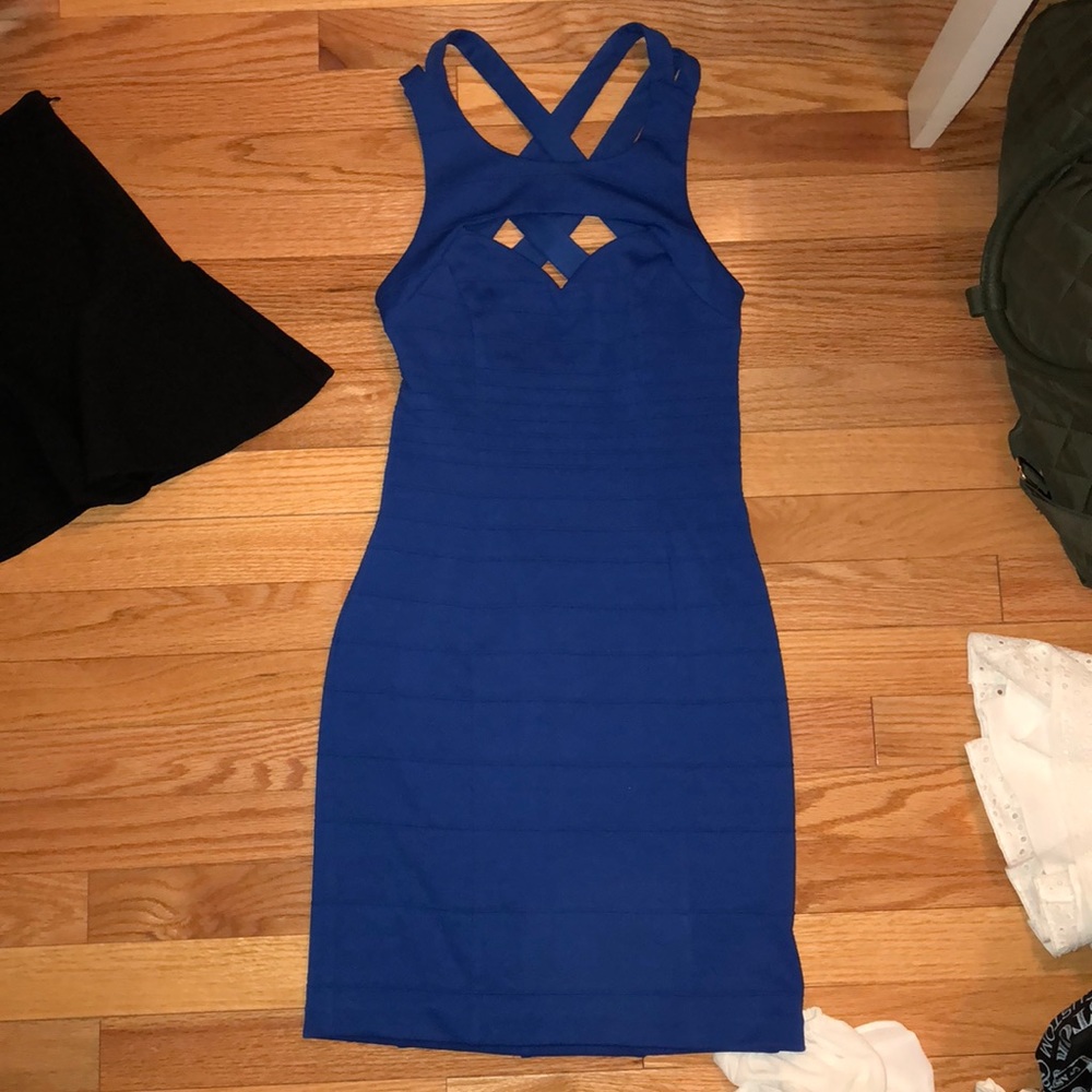 Guess blue dress